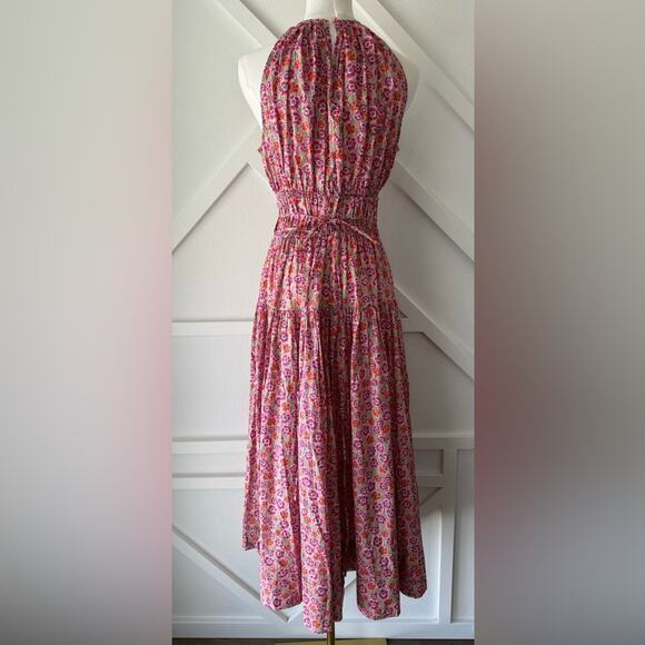 NWT J. Crew Tie-waist halter dress in Liberty Ellie Floral Fabric Size Small - Picture 7 of 15